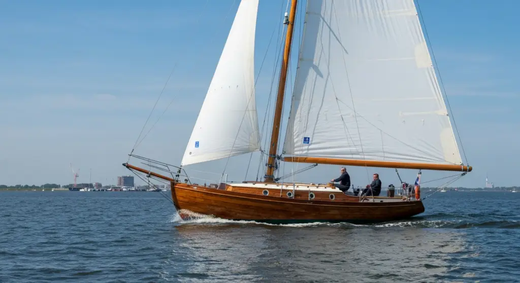 zeilen op het IJsselmeer