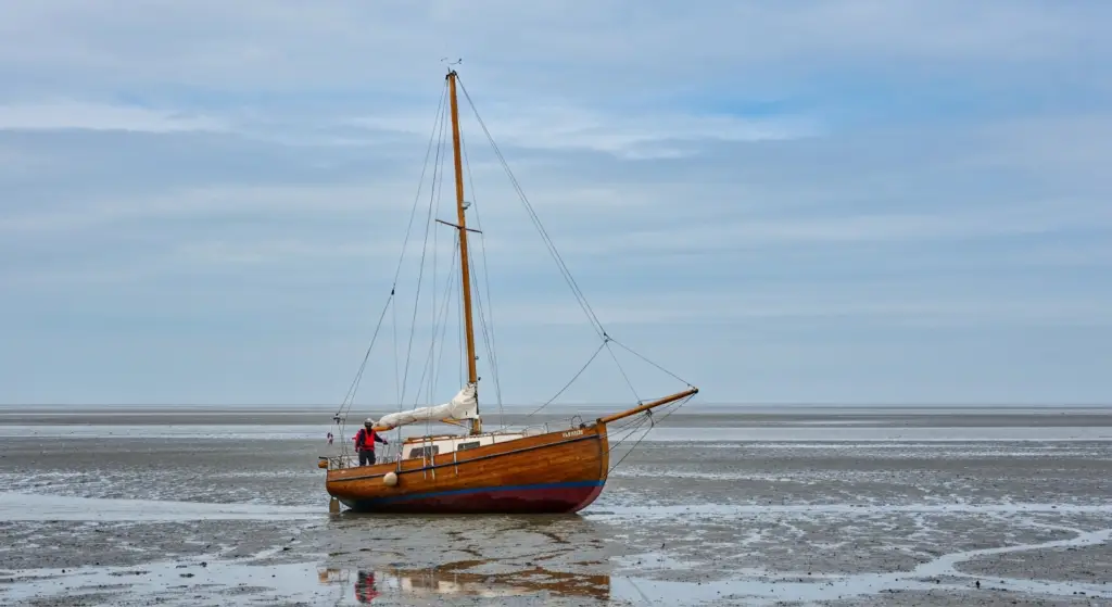 zeilen op de Waddenzee