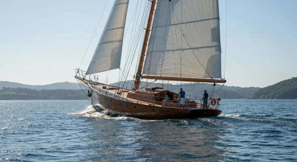zeilen op het Markermeer