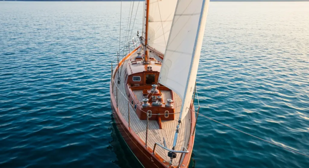 zeilen op het Markermeer