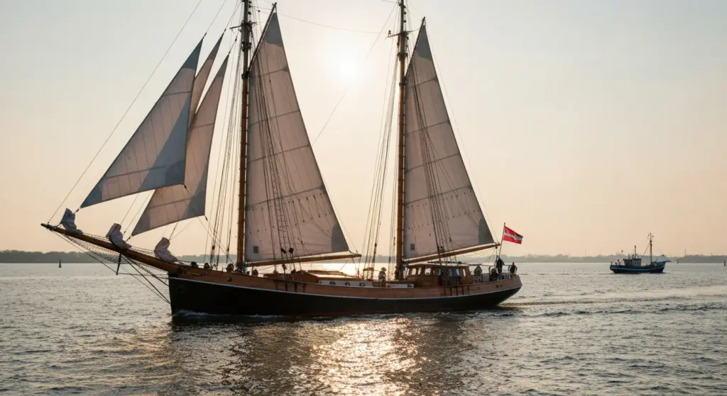 zeilen op het IJsselmeer