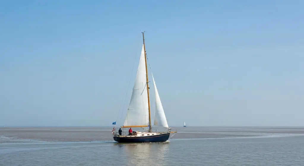 zeilen op de Waddenzee