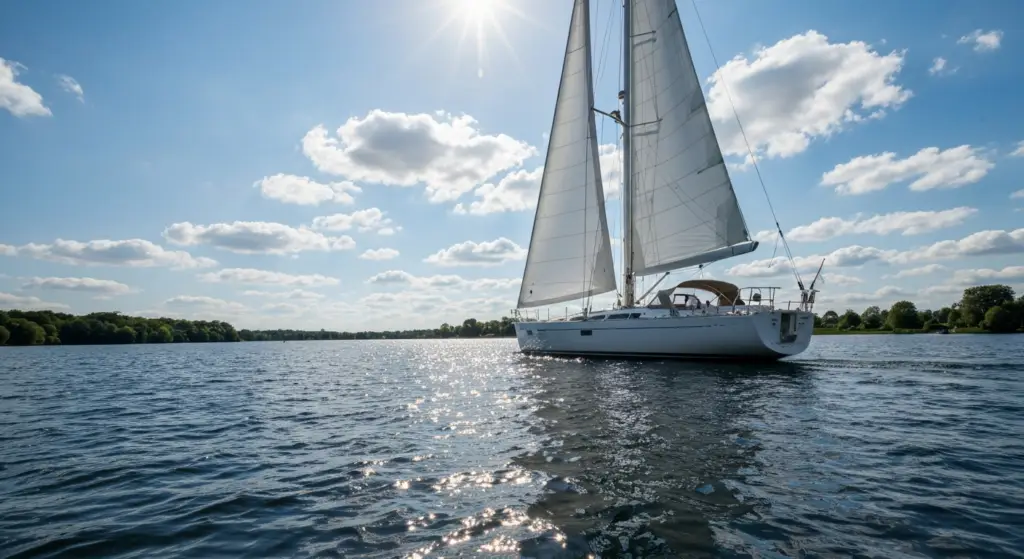 zeilen op het Markermeer