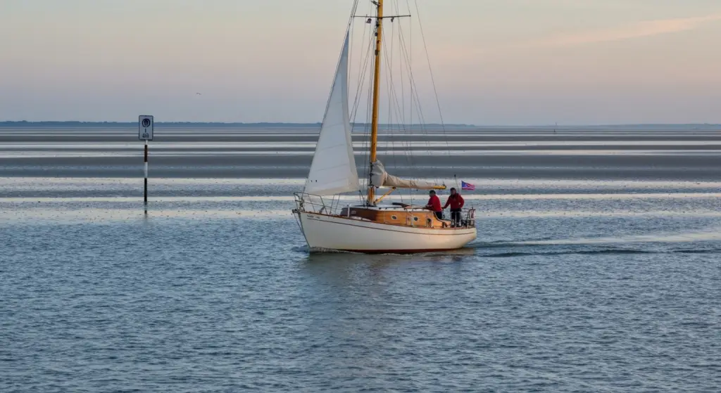 zeilen op de Waddenzee